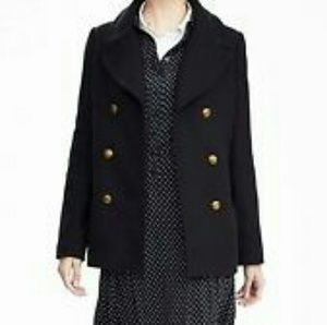 Banana Republic Classic Navy Peacoat